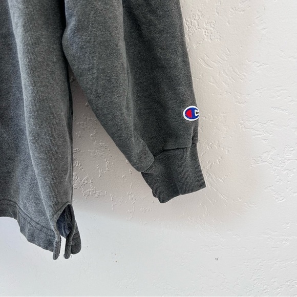 CHAMPION Vtg 90s Authentic Apparel 1/4 Zip FedEx Logo Pullover Made USA Size L - Picture 6 of 12